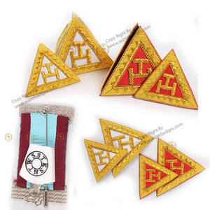 Colgante de secretaria masónica, medallón Fraternal Regalia, joya masónica, joyas artesanales - Product Image 1