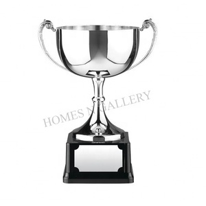 L'ultimo premio premio della coppa del trofeo di finitura placcato argento più venduto per la coppa del premio personalizzata vincente finitura argento di alta qualità