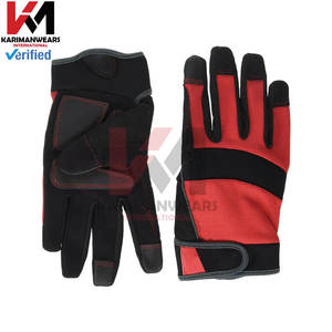 Guantes de mecánico de seguridad Industrial de alta resistencia Guantes de trabajo de cuero de primera calidad Función antiestática Soldadura Jardinería Conducción personalizada - Product Image 3