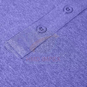 Camisetas Casuales para Hombre de Algodón 100% de Alta Calidad Hechas en Pakistán, Antiarrugas, con Logotipo Personalizado, Diseño de Patrón Sólido, HMD IMPEX Regular - Product Image 5