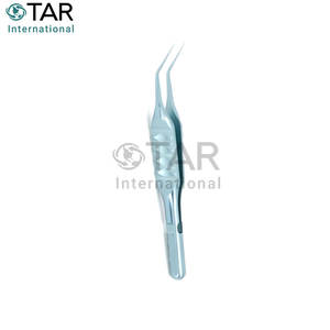 Fórceps de capsulorrexis, puntas de ejes rectos, longitud de ángulo de 13mm, instrumentos médicos de cirugía oftálmica precisa dentada afilada - Product Image 3