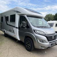 Nouvelle caravane mobile de luxe tout-terrain 4x4, mini-camping-car, toilettes, camping-car tout-terrain, acier/aluminium, 4-6 personnes, Euro 6