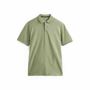 Séchage rapide hommes manches courtes tricots chemises hautes Streetwear quart boutonné blanc Sublimation Logo imprimer Golf t-shirt homme - Product Image 1