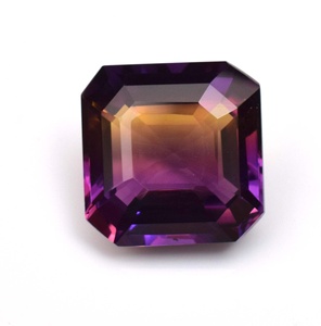 Excellente qualité Wow naturel certifié bolivie amétrine 17.50 Ct Asscher coupe pierre précieuse en vrac pour une utilisation de bague prix de gros gemmes - Product Image 3