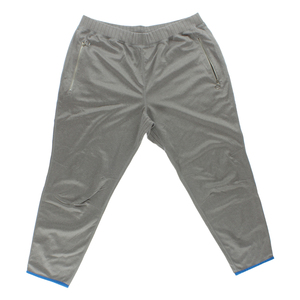 Pantalon de survêtement Adidas Original pour homme, gris chiné, taille L, couleur : gris chiné/bleu clair, 100% authentique - Product Image 1