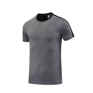 Camiseta deportiva duradera antibacteriano de algodón con cuello redondo | Camiseta con logotipo de polo personalizado Activewear para sesiones de entrenamiento y práctica - Product Image 4