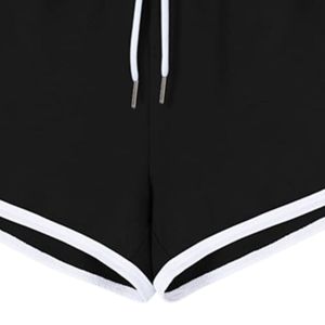 Shorts de course décontractés pour femmes, taille haute, cordon de serrage, doux, respirant, shorts de sport pour la salle de sport, vêtements de sport d'été - Product Image 6