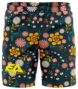 <b>Men's</b> Summer Basic Cropped Fit <b>Woven</b> Swim <b>Shorts</b> XS Polyester Vintage Beach <b>Shorts</b> Solid Two Deep Side Hem Pockets Sublimation - Product Image 2