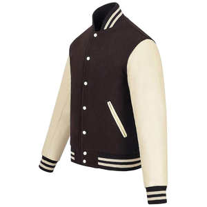 Veste de baseball à manches longues de haute qualité pour hommes, design OEM, dernières conceptions personnalisées, vente en gros, veste de baseball vierge personnalisée - Product Image 6