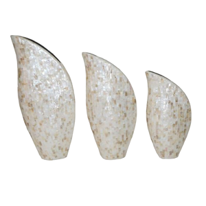 แจกันทรงกลมรูปกลีบดอกโลหะแกะสลักแบบพรีเมี่ยมเส้นสายที่ทันสมัยสำหรับโชว์ดอกไม้ที่ซับซ้อน - Product Image 1