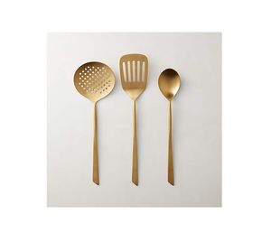 Cuchara de cucharón de latón de la mejor calidad Cuchara de cocina Artesanías Material de latón Diseñador Cuchara de cocina de aspecto elegante - Product Image 3