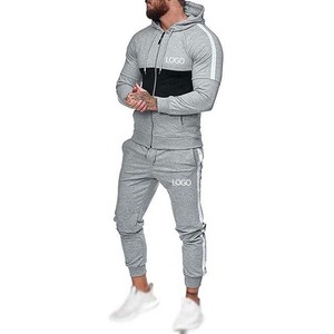 Premium Custom Jogger Hoodie Set Chándal Cheep Price Transpirable Winter Men's Sweatsuit Jogging Suit - Product Image 3