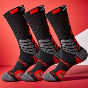 Venta al por mayor transpirable hombres mujeres deporte agarre baloncesto Fútbol Tenis patín antideslizante calcetín - Product Image 2