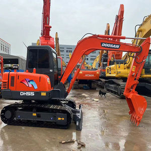 Doosan เครื่องขุด DH55มือสอง Doosan ของแท้ใช้งานได้5ตันเครื่องจักรก่อสร้างประสิทธิภาพสูง - Product Image 3