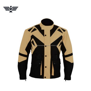 Mens Printed Motorcycle Riding Jacket <b>Waterproof</b> Quick Dry Biker Protective Touring Racing Gear with Reflective Design - Product Image 4