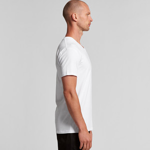 Camisetas con Logo personalizado para hombre, ropa de calle con cuello en V, OEM, alta calidad, peso pesado - Product Image 4