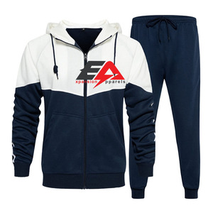 2024 nouveauté qualité professionnelle 100% coton survêtement pour hommes fermeture éclair jusqu'à sweats à capuche personnalisable produit de créateur à bas prix - Product Image 1