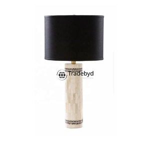 Lámpara LED Artesanal con Incrustaciones de Hueso, Base E26, Iluminación Regulable Ecológica para Bebés y Niños, Tradebyd - Product Image 3