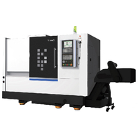 Tecnología Cnc Máquina de torno de metal MDH50 Programación de torno CNC de 2 ejes con roscado de perforación de fresado de torneado