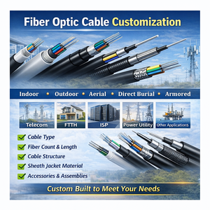 Fabricante líder de cables ópticos para exteriores en China Cable de fibra óptica personalizado a granel a un precio asequible - Product Image 4