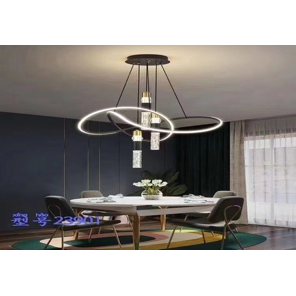 Moderna lampada a sospensione nordica per soggiorno sala da pranzo interno 3D stampato elegante Design del soffitto con temperatura di colore 3000K