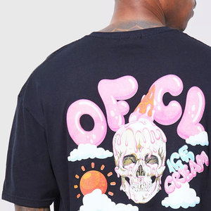 T-shirts personnalisés pour hommes Tissu respirant de styles imprimés ou brodés de l'usine OEM pour les promotions ou les vêtements de marque - Product Image 5