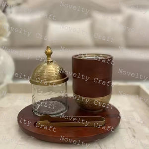 Quemador de incienso de sándalo de madera Natural de nuevo diseño al por mayor para Ramadán primavera decoración del hogar Bakhoor uso religioso - Product Image 5