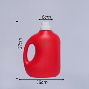 Botella de Detergente Líquido Vacía Más Vendida, Botella de Plástico Vacía de 2000 ml para Lavado de Cocina, Botella de HDPE con Impresión de Logotipo - Product Image 1