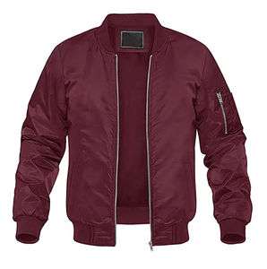 Chaqueta Bomber de Invierno para Hombre, Diseño OEM, Ajustada, Ligera, Impermeable y Transpirable, con Forro de Algodón - Product Image 5