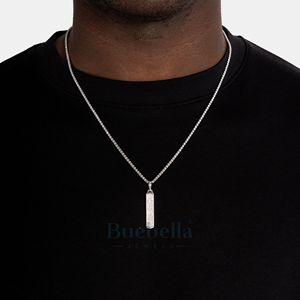 Colgante de Plata de Ley 925 Hip Hop Iced out Skyline con dijes de Joyería de diamantes VVS Moissanite para hombres y mujeres - Product Image 2
