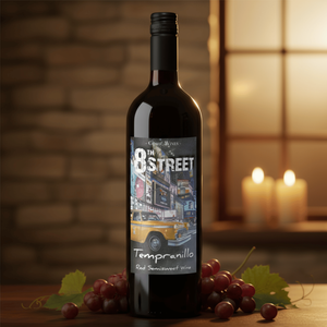 Rượu vang đỏ bán ngọt, đường phố số 8, 100% Tempranillo, 12% Vol cồn, giống nho Tây Ban Nha, 0,75 lít, từ Castilla La Mancha. - Product Image 3