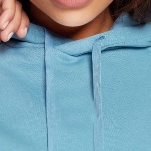 Sweat-shirt à capuche surdimensionné personnalisé pour femmes 100% coton respirant anti-rides anti-boulochage Logo avant - Product Image 4