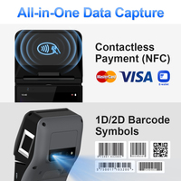 Terminal POS Portátil Android con NFC, Pago sin Contacto, 4G, WiFi, Bluetooth para Tiendas Emergentes Z500