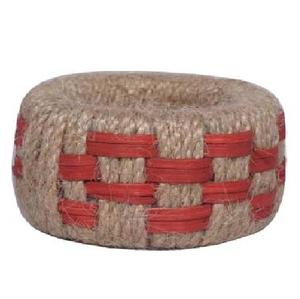 ALFOMBRAS NAPKIN ANILLO COLOR NATURAL Servilleteros redondos hechos a mano para bodas, fiestas, restaurantes/hoteles, servilletero surtido - Product Image 2