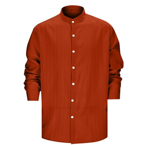 Nouvelle arrivée de vente chaude ensembles de chemises pour hommes fermeture Botton poches conception service OEM ensembles de chemises pour hommes - Product Image 2