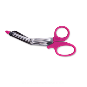 Ciseaux de pansement à poignée en plastique rose Ciseaux de toile d'infirmière Ciseaux de coupe à poignée en plastique en acier inoxydable - Product Image 6