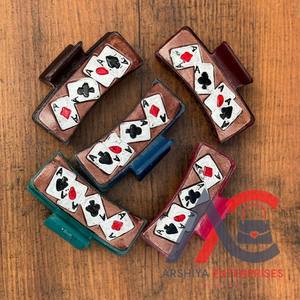 กิ๊บหนีบผมทำมือแบบตะวันตกที่หนีบผมหนังอุปกรณ์เสริมสำหรับผม - Product Image 1