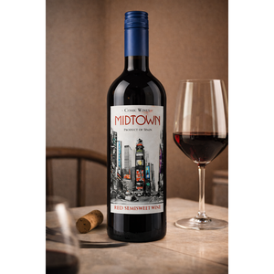 Midtown - Vino Tinto Semiseco Tempranillo Garnacha 11% ABV Vino Tinto Español 750ml - Product Image 2