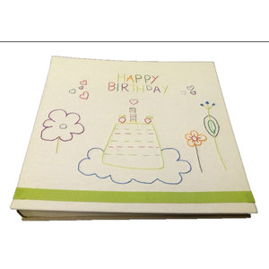 Álbum de Fotos de Boda Bordado a Mano, Páginas en Blanco 4x6, Manualidades DIY, Cubierta de Tela de Alta Calidad - Product Image 3