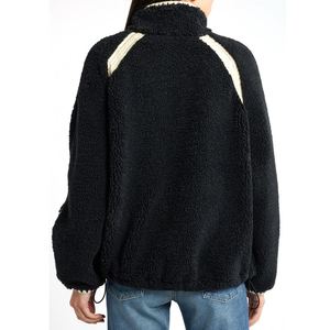 Chaqueta polar de Sherpa personalizable de fábrica al por mayor, abrigo informal de calidad superior con cremallera completa y lona cómoda - Product Image 2