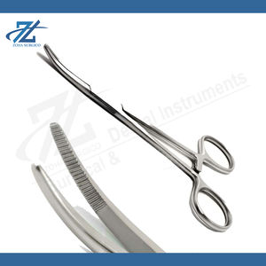 Juego de fórceps hemostáticos rectos curvos para mosquitos manuales de acero inoxidable de alta calidad, instrumentos quirúrgicos, certificado CE, hecho en Pakistán - Product Image 2