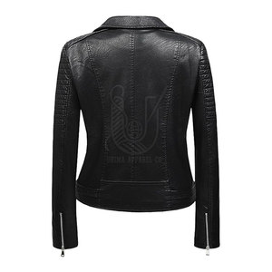 Wholesale Custom Knitted Women's Leather <b>Jacket</b>-Winter Fashion Casual Wear Breathable Quick Dry High Quality Customized Color - Product Image 3
