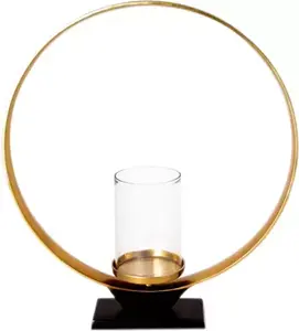 Precio de venta alto Cnadle Hurricane Holder Pillar Stand en diseño nórdico usado elegante como uso decorativo para el hogar y la boda - Product Image 5