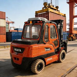 Montacargas Eléctrico de 4 Toneladas de Capacidad de Carga <span class=keywords><strong>para</strong></span> Almacenes Logística con Puerta Apilador de Cuatro Ruedas Contrapesado sin Patas - Product Image 4