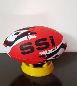 Pelota de rugby Midi de marca personalizada totalmente cosida a mano con agarre de larga duración y con vejiga para uso profesional - Product Image 1