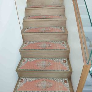 Medallion Printed Rug: Modern, Non Slip, Easy Clean, Custom Design,Step Rug - Product Image 5