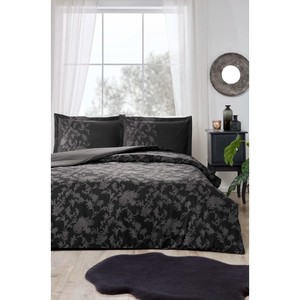 Ensemble de housse de couette Özdilek Barocco Anthracite Double Ranforce - Product Image 1