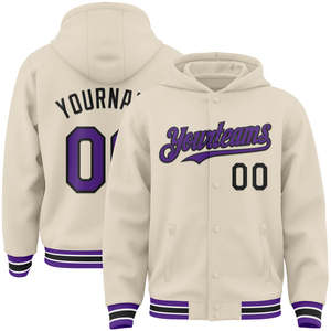 OEM Logo Letterman College Varsity Jacket Personnalisé Hommes Hiver Bundle Fashion Bomber Hoodie Jacket - Product Image 1
