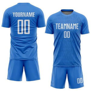 Ensemble d'uniformes de football personnalisés Maillot de football sublimé et short respirant à séchage rapide Vêtements d'équipe OEM Vente en gros Fabricant Fourniture - Product Image 6