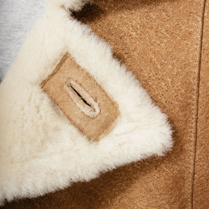 Men's High Street Style Casual Slim Long Sleeve Genuine Leather Cowhide Jacket <b>Funnel</b> Neck Collar Zipper Waterproof Breathable - Product Image 6